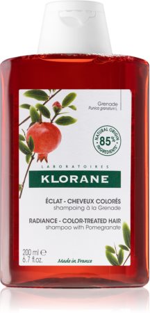 Klorane Pomegranate Aufhellendes und stärkendes Shampoo für coloriertes Haar