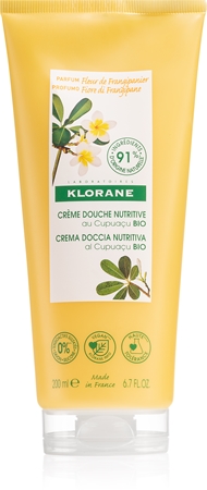 Klorane Cupuaçu Bio Květy plumérie vyživující sprchový gel