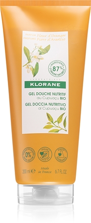 Klorane Cupuaçu Bio Fleur d'Oranger овлажняващ душ гел