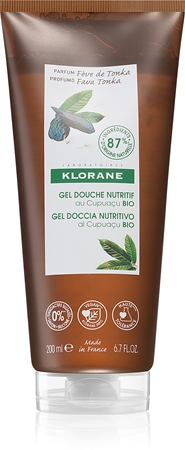 Klorane Cupuaçu Bio Fève de Tonka gel doccia nutriente