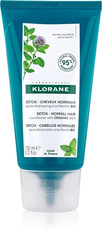 Klorane Organic Mint bálsamo protector para cabello