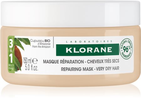 Klorane Cupuaçu Bio Bio regenerierende Maske für die Haare für sehr trockene Haare