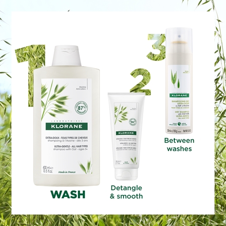 Klorane Oat shampoo delicato per tutti i tipi di capelli