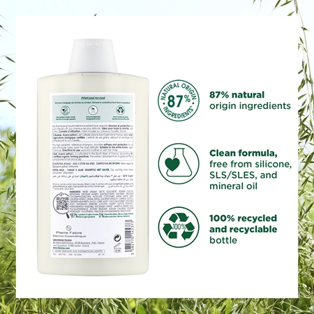 Klorane Oat shampoo delicato per tutti i tipi di capelli