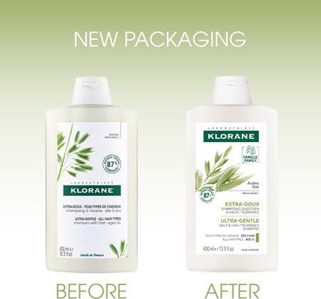Klorane Avoine sanftes Shampoo für alle Haartypen