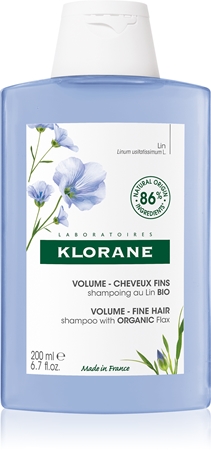 Klorane Flax Fiber Bio šampon za fine in tanke lase