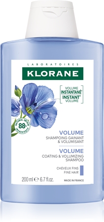 Klorane Lin Bio shampoing pour cheveux fins et plats
