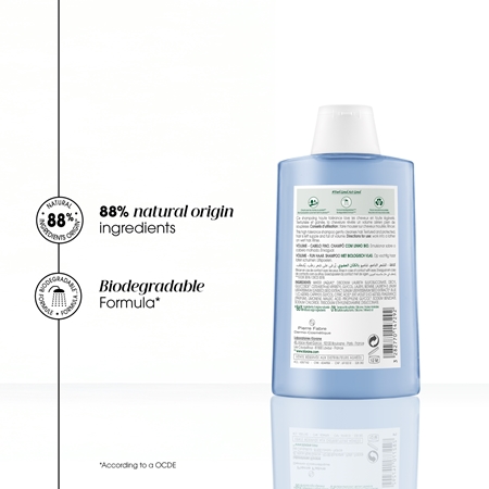 Klorane Lin Bio shampoing pour cheveux fins et plats