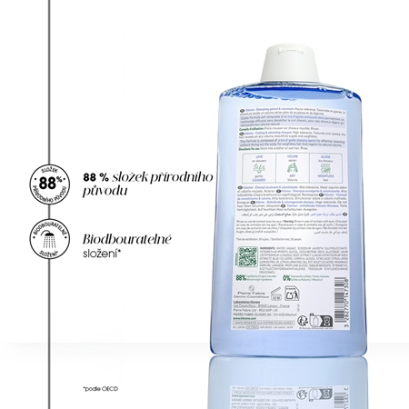 Klorane Len Bio šampon pro jemné a zplihlé vlasy