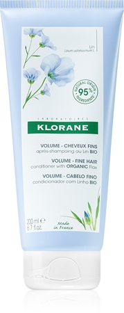 Klorane Lin après-shampoing pour cheveux fins et sans volume