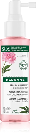 Klorane Peony заспокоююча сироватка для чутливої та подразненої шкіри голови