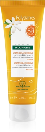 Klorane Monoï & Tamanu Lätt skyddande fuktgivare SPF 50+