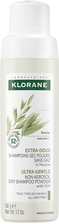 Klorane ULTRA-GENTLE Dry Shampoo with Oat Milk suhi šampon bez aerosola