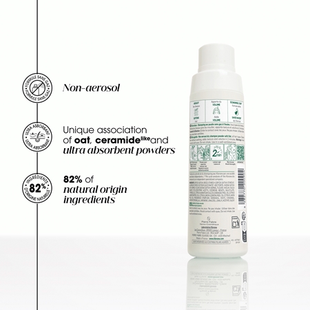 Klorane ULTRA-GENTLE Dry Shampoo with Oat Milk suhi šampon bez aerosola