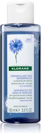 Klorane Bleuet Cornflower démaquillant yeux waterproof peaux sensibles