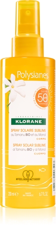 Klorane Monoï & Tamanu ochranný sprej na opalování SPF 50