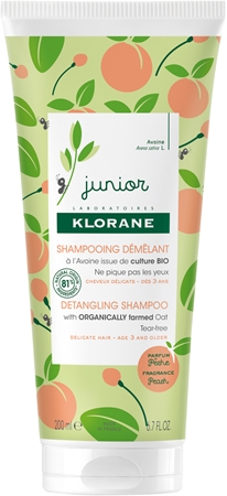 Klorane Junior champú para niños para cabello fino