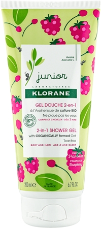 Klorane Junior шампоан и душ гел 2 в 1 за деца