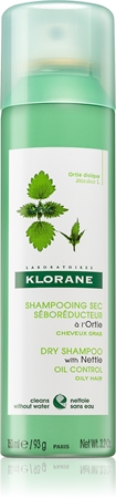 Klorane Kopřiva suchý šampon na mastné vlasy