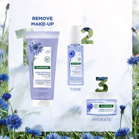 Klorane Chrpa Make-up remover čisticí a odličovací mléko