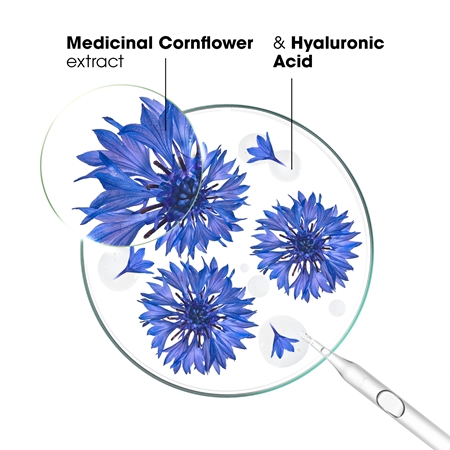 Klorane Cornflower Super-Charged Hydra-Plumping Serum active illuminating and smoothing serum