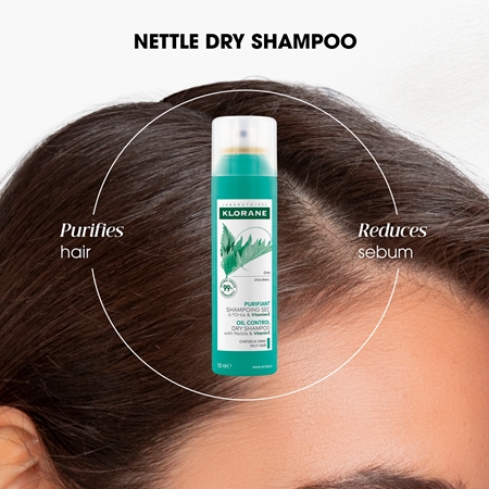 Klorane Nettle Ortie shampoing sec pour cheveux gras