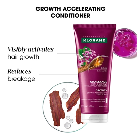 Klorane Quinine Growth Accelerating Conditioner Conditioner for hair growth and strengthening from the roots