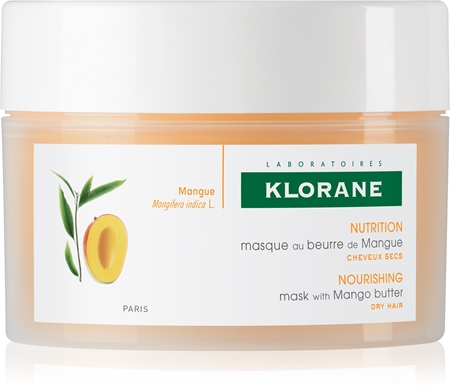 Klorane Mango vyživující maska pro suché a poškozené vlasy