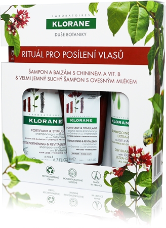 Klorane Quinine подаръчен комплект III. (за укрепване на косата)