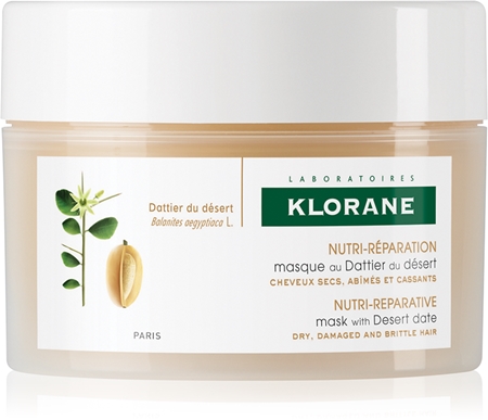 Klorane Dattier du désert masque nourrissant pour cheveux cassants et stressés