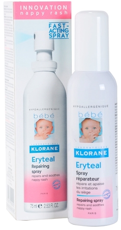 Klorane Bébé Erytéal spray przeciw odparzeniom
