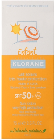 Klorane Kids opalovací krém pro děti SPF 50+