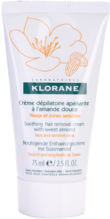 Klorane Hygiene et Soins du Corps crema depilatoria calmante para el rostro y zonas sensibles