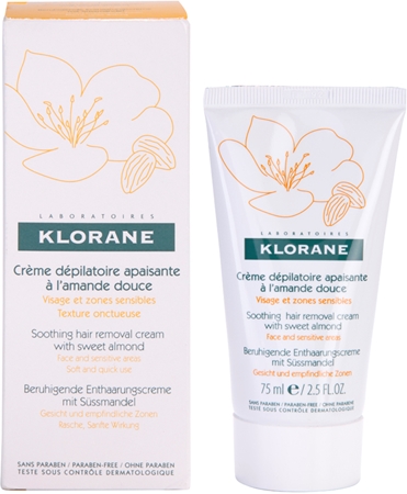Klorane Hygiene et Soins du Corps crema depilatoria calmante para el rostro y zonas sensibles