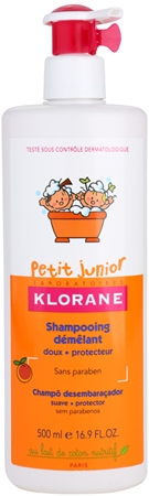 Klorane Junior champú para niños con olor a melocotón
