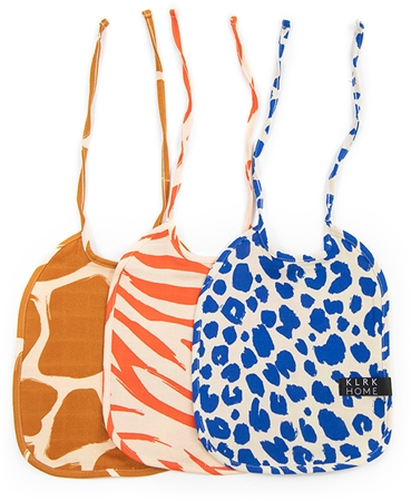 KLRK Home Wild Color baby bib