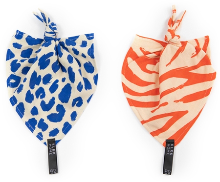 KLRK Home Wild Color Leopard&Zebra csomózott morzsolgatós szundikendő