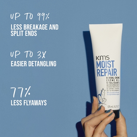 KMS Moist Repair Revival Creme Moisturising Cream to treat hair brittleness