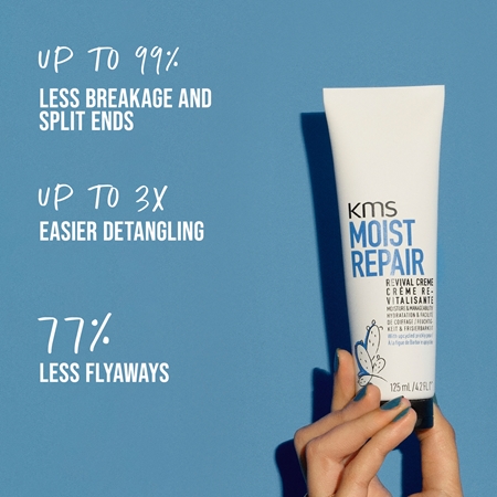 KMS Moist Repair Revival Creme Moisturising Cream to treat hair brittleness