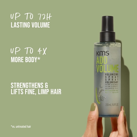 KMS Add Volume Volumizing Spray spray for volume from the roots