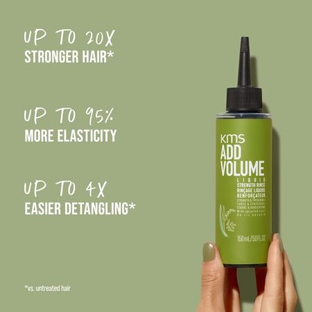 KMS Add Volume Liquid Strength Rinse Haarkur für schütteres Haar