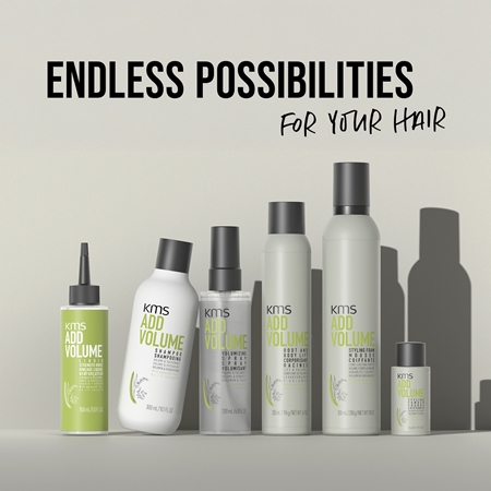 KMS Add Volume Liquid Strength Rinse Haarkur für schütteres Haar