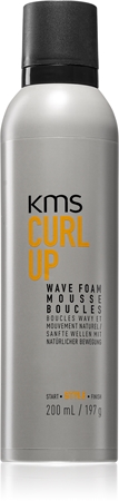 KMS Curl Up Wave Foam Hair Mousse for Curl Definition