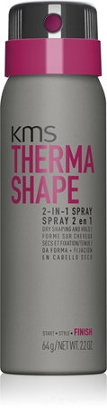 KMS Thermashape 2-IN-1 Spray hajlakk a hajformázáshoz, melyhez magas hőfokot használunk