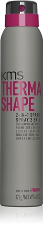 KMS ther 2-in-1 Spray laque cheveux extra fort pour protéger les cheveux contre la chaleur