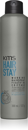KMS Hair Stay Working Hairspray Hairspray for hair stressed by heat