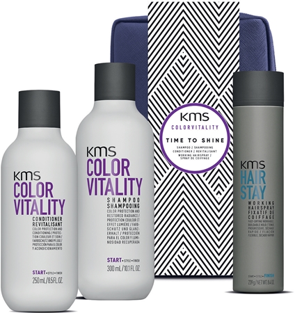 KMS Color Vitality Time to Shine coffret cadeau pour cheveux colorés