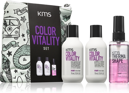 KMS Color Vitality Set utazási készlet festett hajra