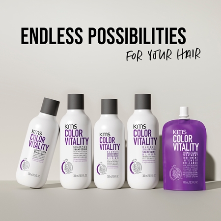KMS Color Vitality Intense Gloss Treatment Intensive Care for healthy shine