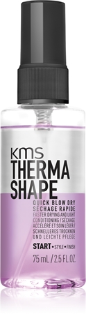 KMS Thermashape Quick Blow Dry stylingový ochranný sprej na vlasy pro rychlejší foukanou